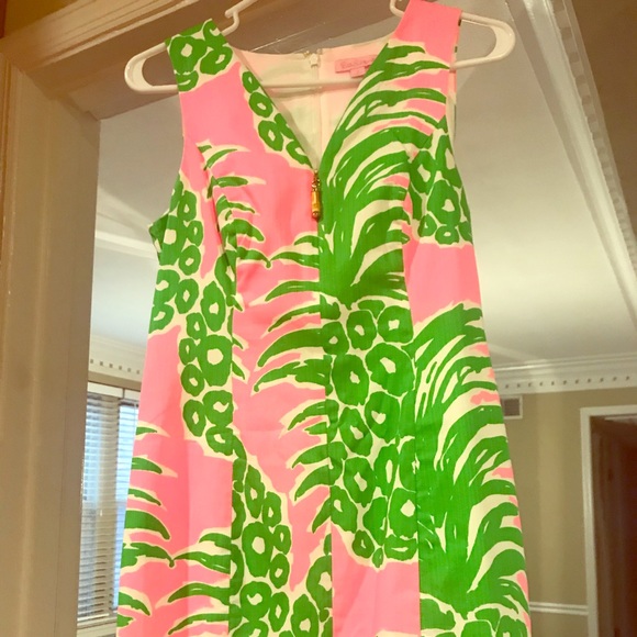 Lilly Pulitzer Dresses & Skirts - Lilly Pulitzer Shift Dress Pink Pout Flamenco